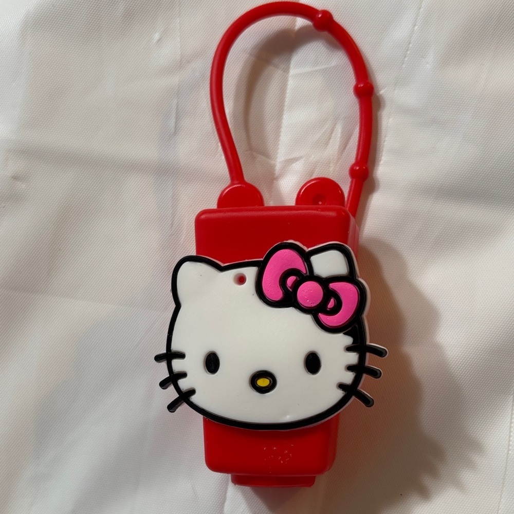 Hello Kitty Red Hand Sanitizer Holder